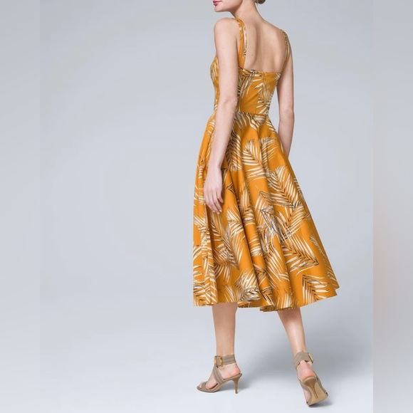 NWT Sunny palm print midi dress - Picture 4 of 9